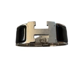 Hermes wide Clic Clac H bracelet